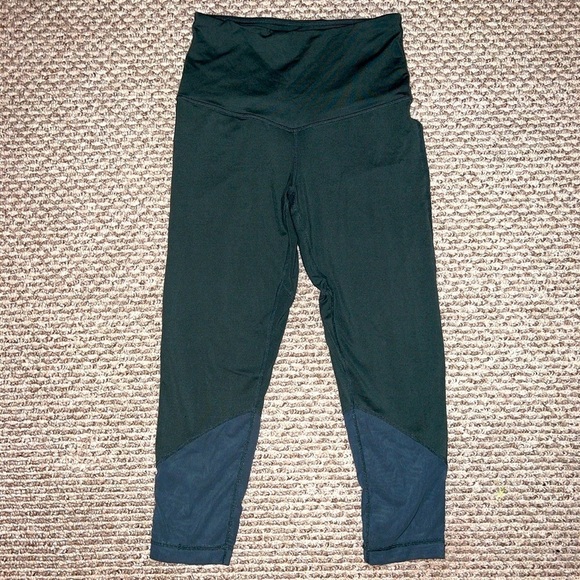 Zella-  green/blue leggings (size small- could fit like XS) - Picture 2 of 7